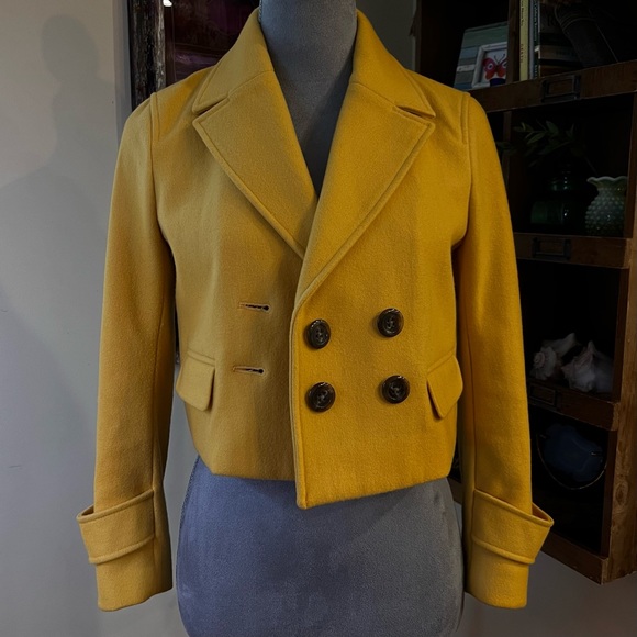 Anthropologie Cropped Wool Peacoat - Picture 11 of 16